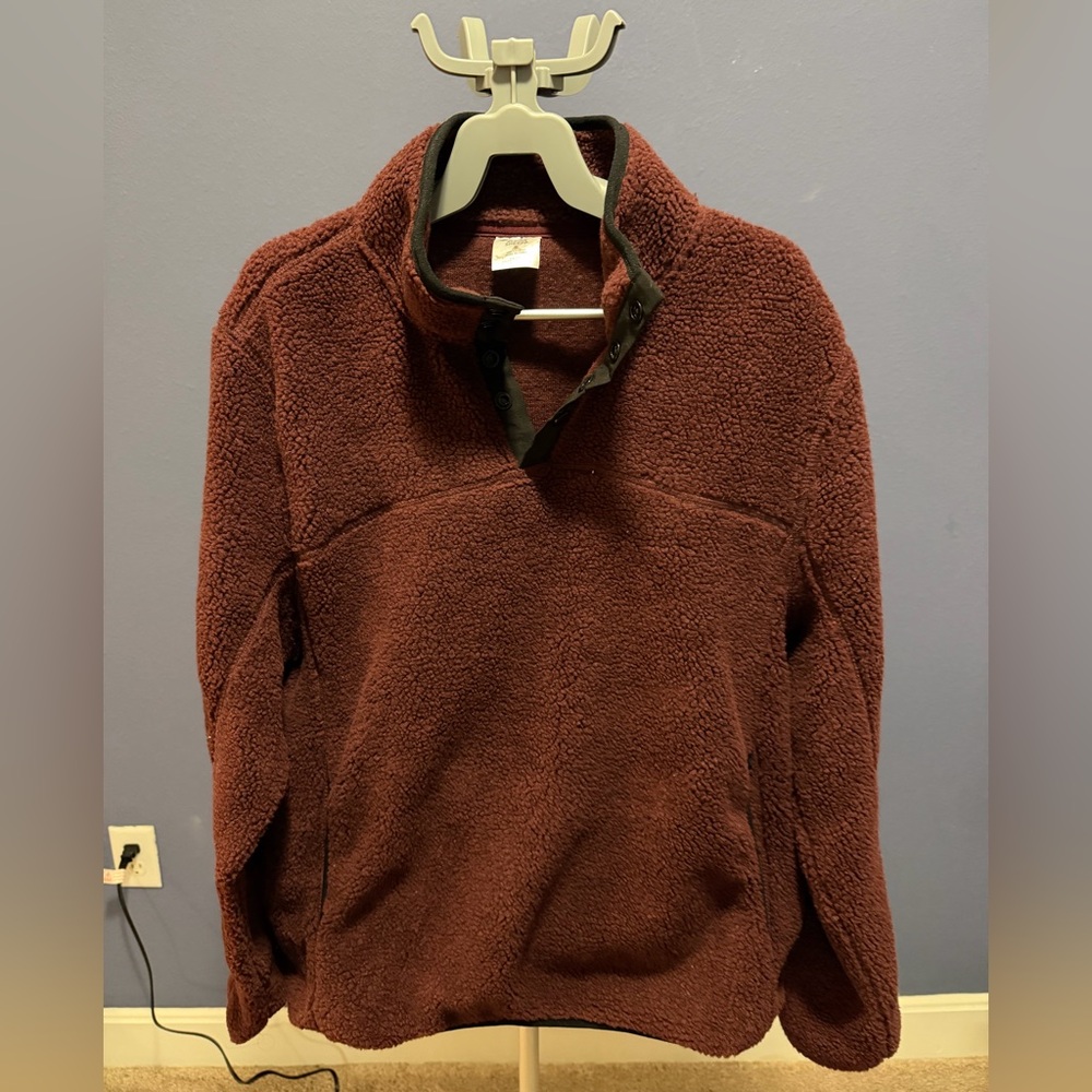 Member's Mark Burgundy Sherpa Jacket